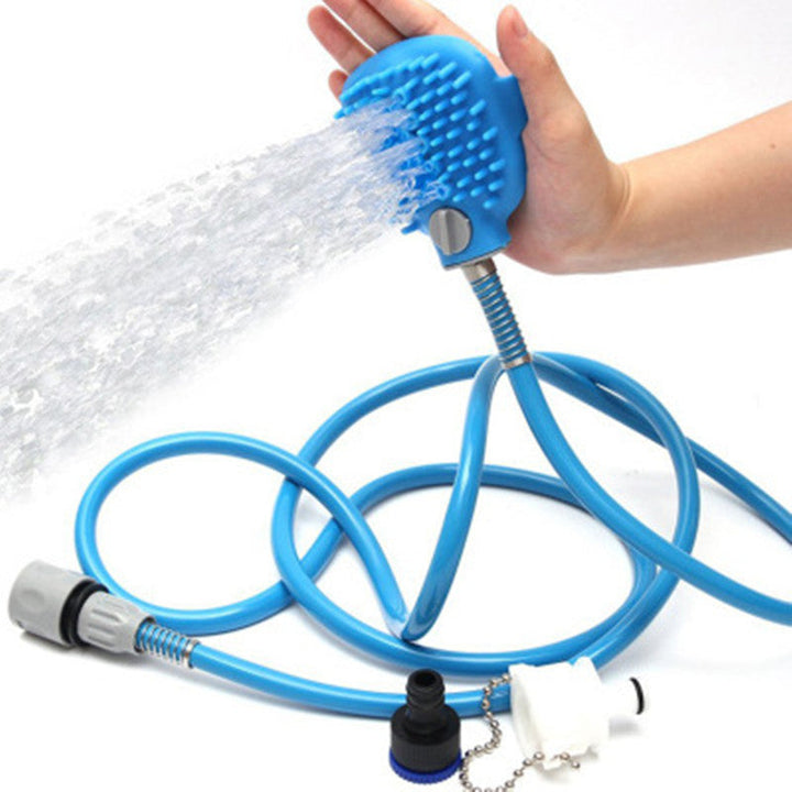 Transform Bath Time with the Pet Bathing and Massage Brush Shower Tool for Dogs
