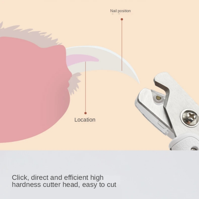 Professional Pet Nail Clipper Scissors with LED Light