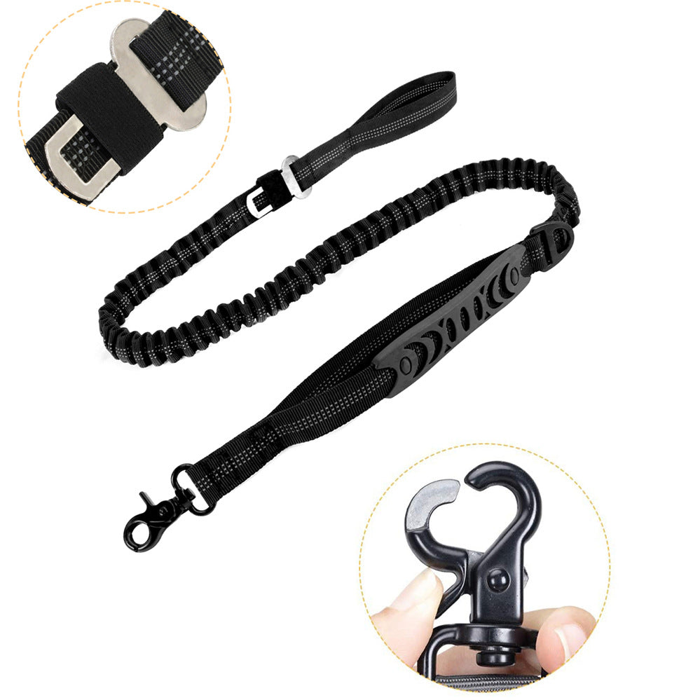 Multifunctional Adjustable Bungee Pet Leash With Seatbelt 4-6FT