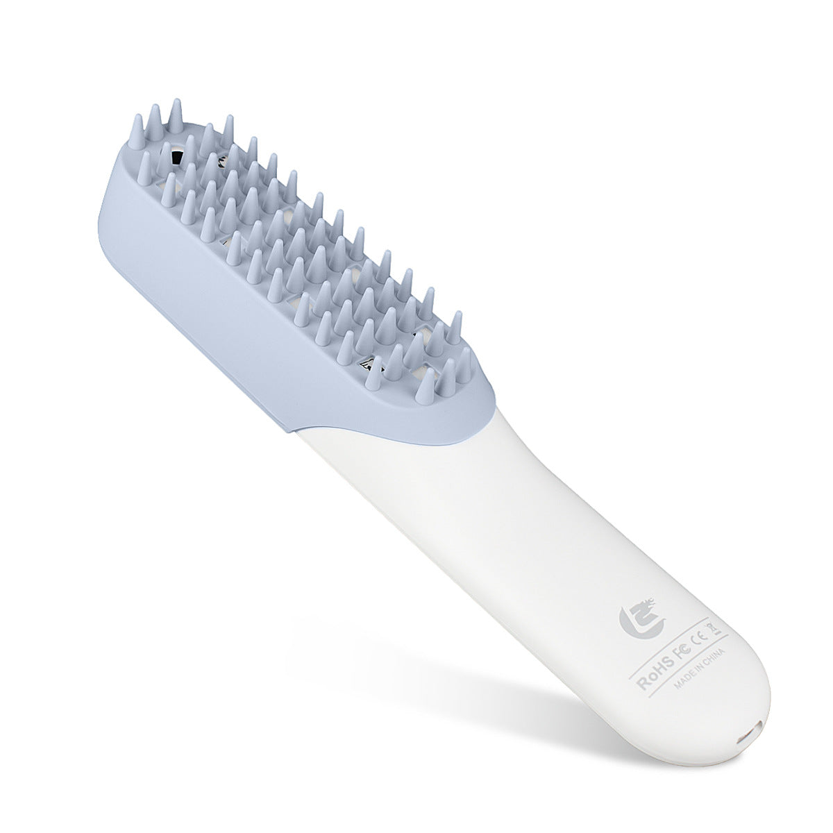 Silicone Pet Massage and Grooming Brush with Fur Remover