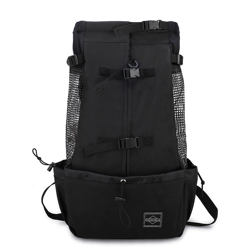 Double Shoulder Dog and Cat Travel Backpack Carrier