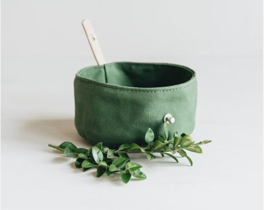 Folding Canvas Dog Bowl Portable Water Feeding Bowl
