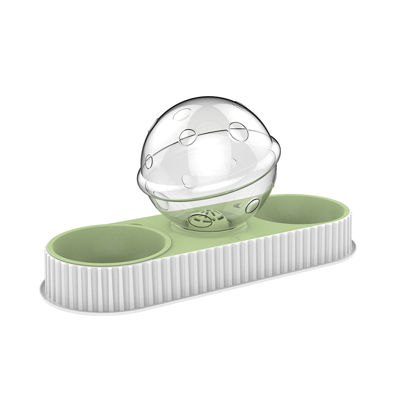 Automatic Plastic Pet Water and Food Feeder Bowl