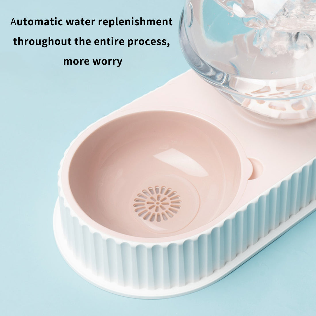 Automatic Plastic Pet Water and Food Feeder Bowl