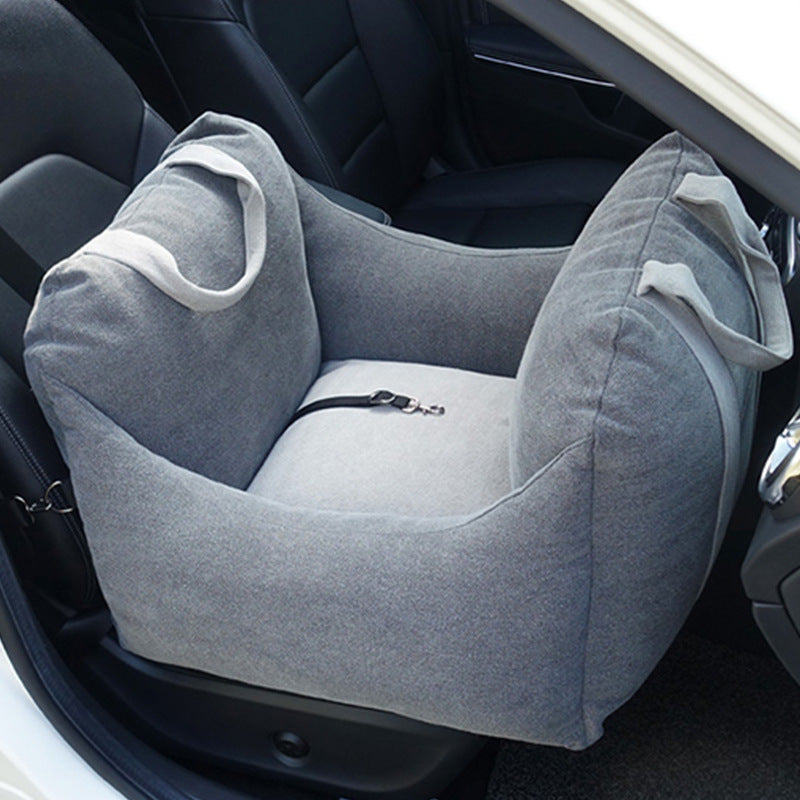 Waterproof Portable Dog Car Seat Carrier with Safety Mesh