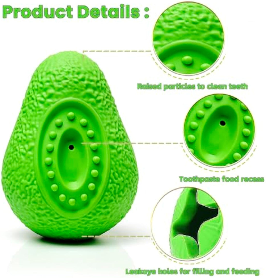 Indestructible Rubber Dog Chew Toy Heavy Duty