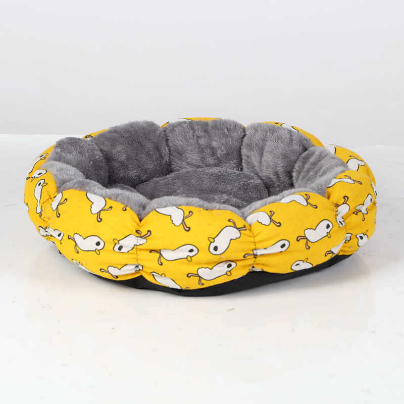 Calming Donut Cat and Dog Bed Fluffy Round
