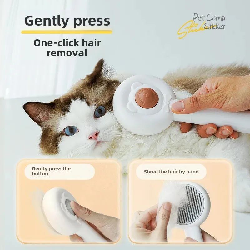 Rechargeable 2-in-1 Pet Nail Trimmer and Grooming Brush
