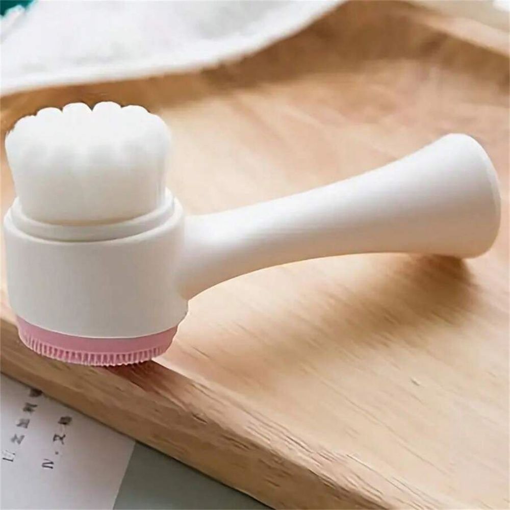 Easy-Clean Nylon Paw Brush Gentle Grooming for Pets