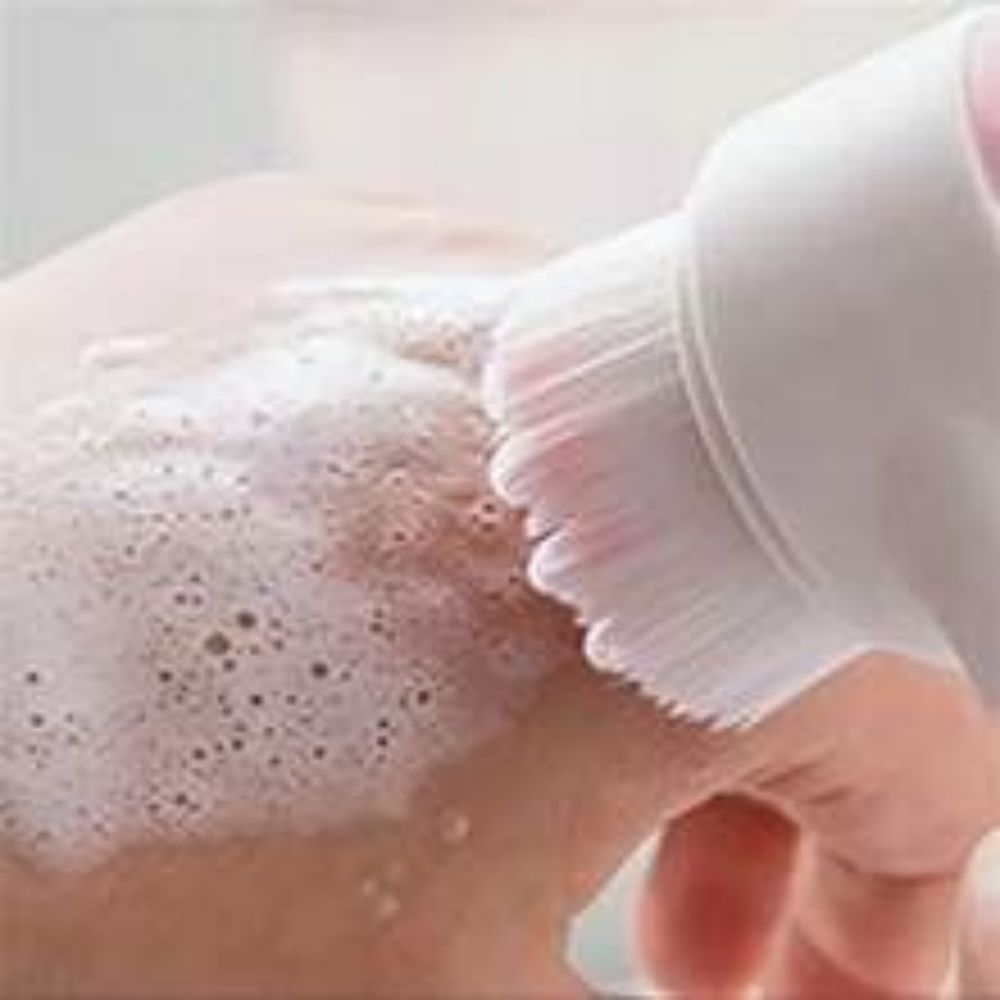 Easy-Clean Nylon Paw Brush Gentle Grooming for Pets
