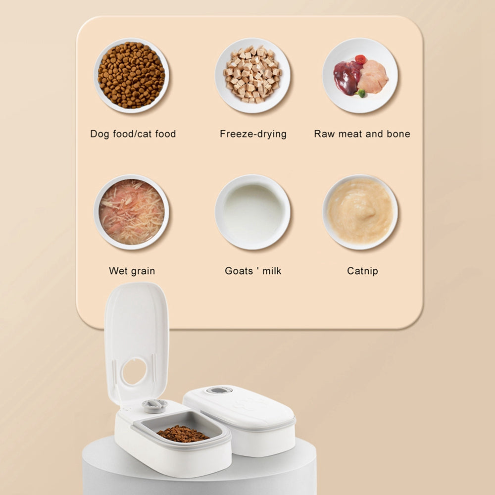 Smart Automatic Pet Feeder Stainless Steel Bowl