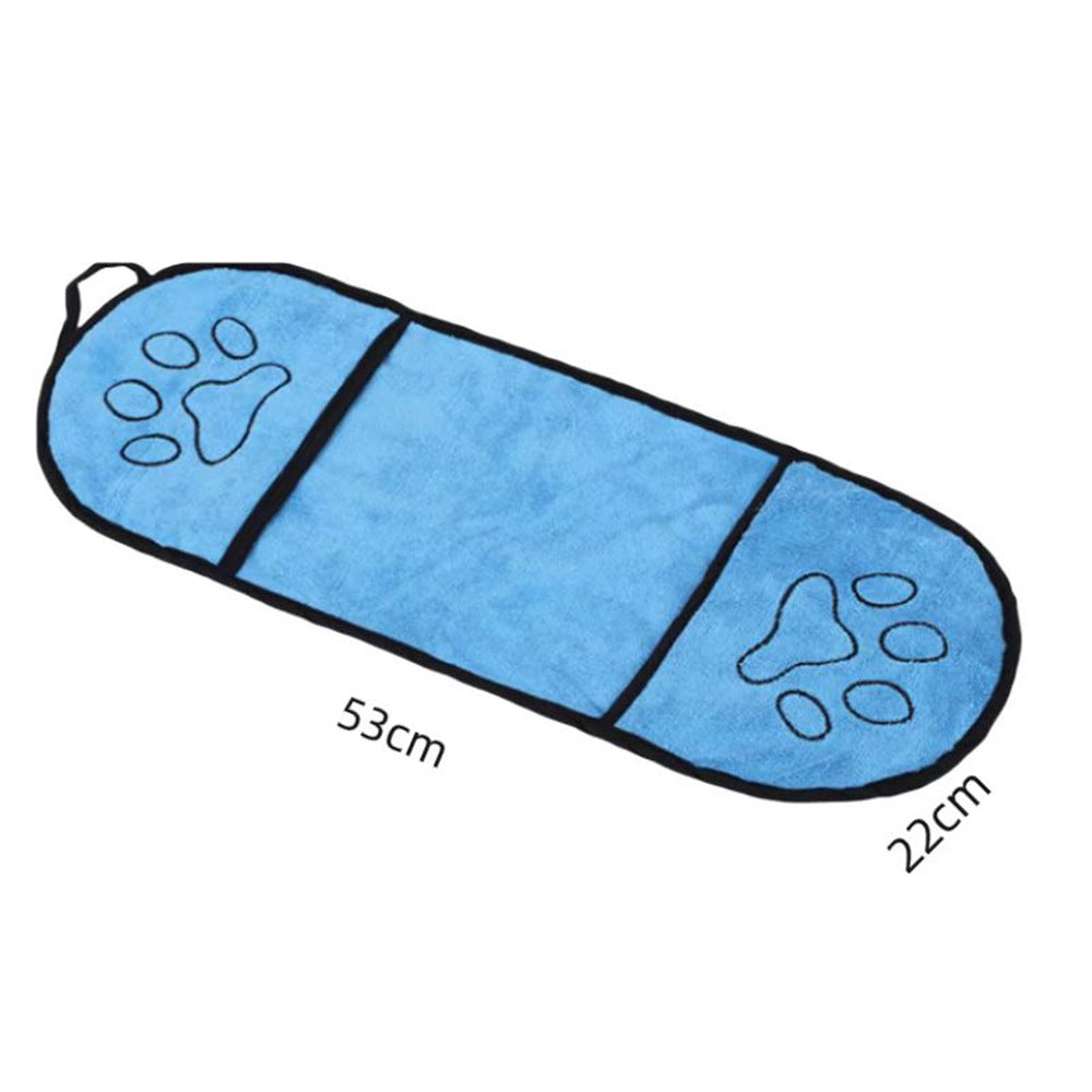 Quick-Absorb Pet Bath Towel for Cats and Dogs