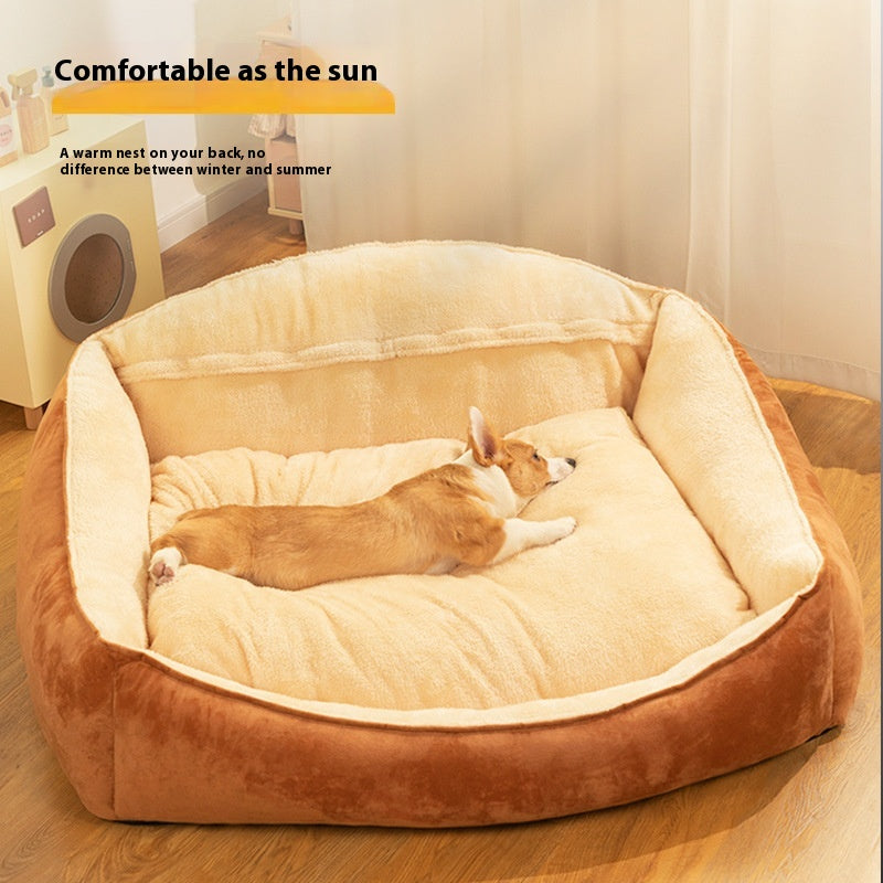 Large Warm Kennel Bed Removable Washable Mattress