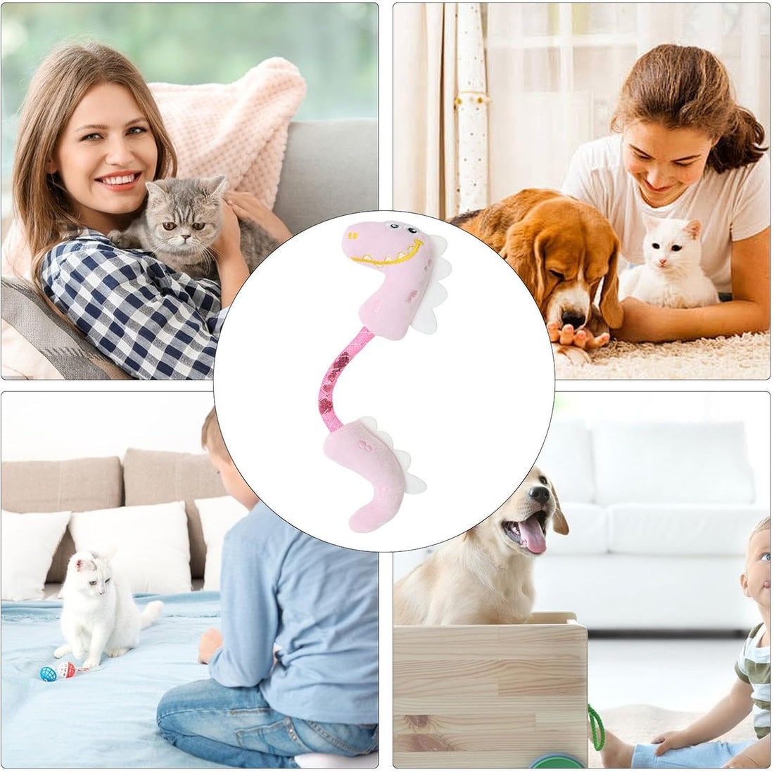 Catnip Rope Chew Toy Interactive Teeth Cleaning Cat Toy