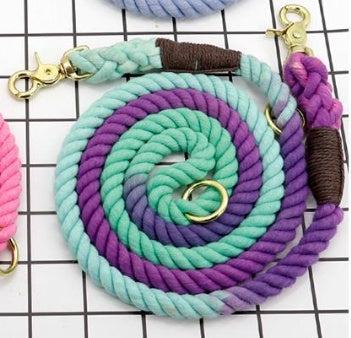 Multi-Color Cotton Dog and Cat Leash