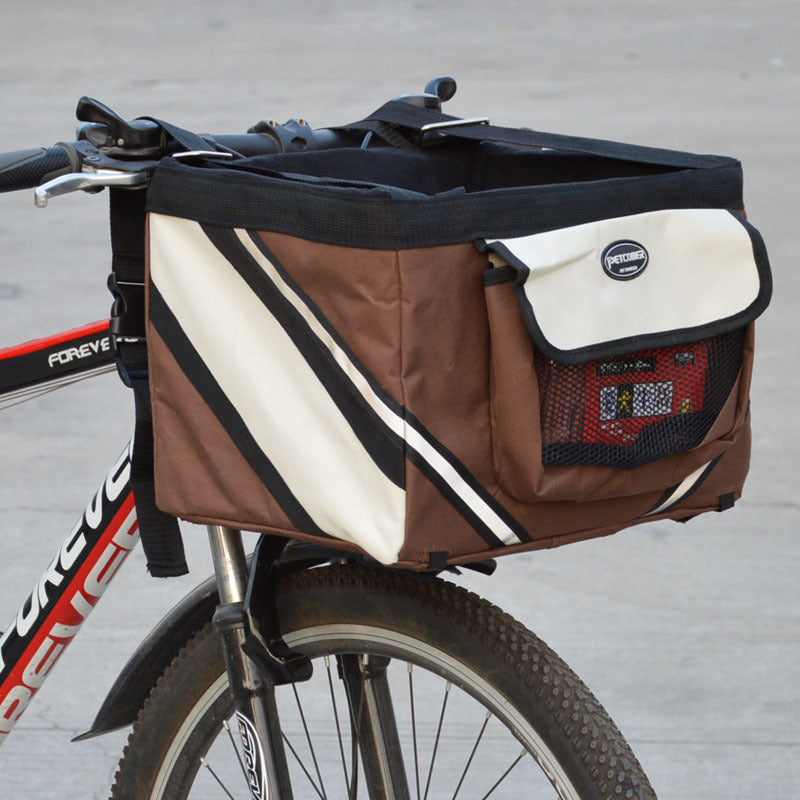 Removable Front Bicycle Pet Carrier for Cats and Dogs