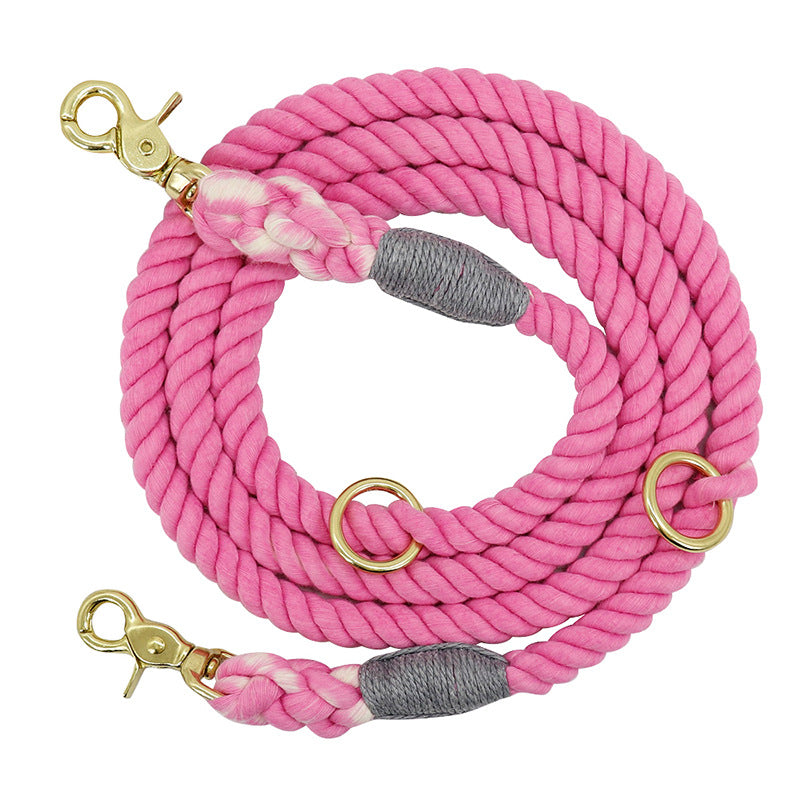 Multi-Color Cotton Dog and Cat Leash