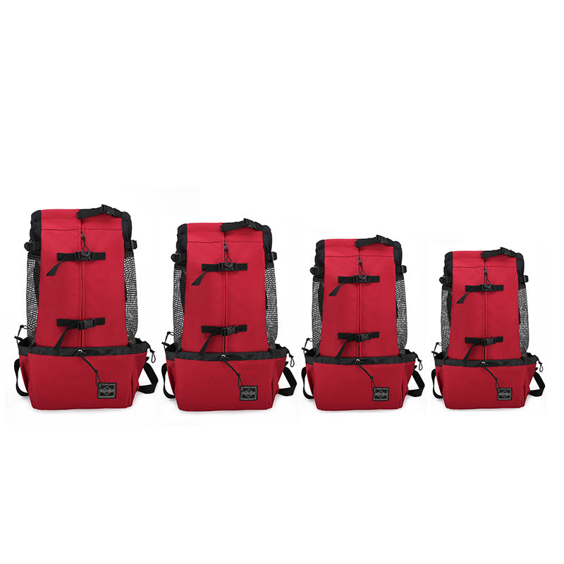 Double Shoulder Dog and Cat Travel Backpack Carrier