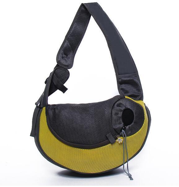 Mesh Oxford Pet Carrier Sling Bag for Dogs and Cats