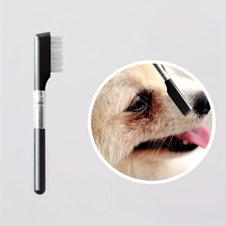 Pet Tear Stain Remover Brush with Comb for Dogs and Cats