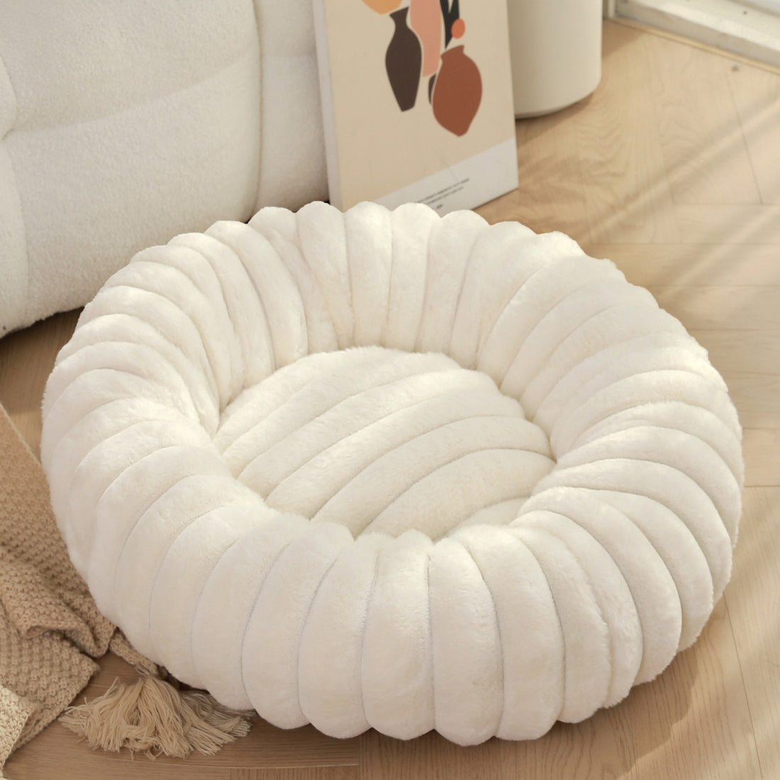 High-Weight Plush Pet Nest Warm Cat and Dog Bed