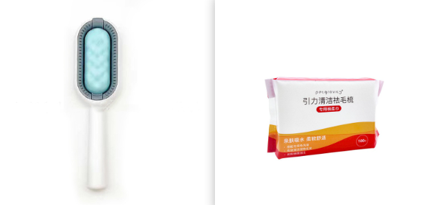 Dematting Pet Grooming Brush for Cats and Dogs