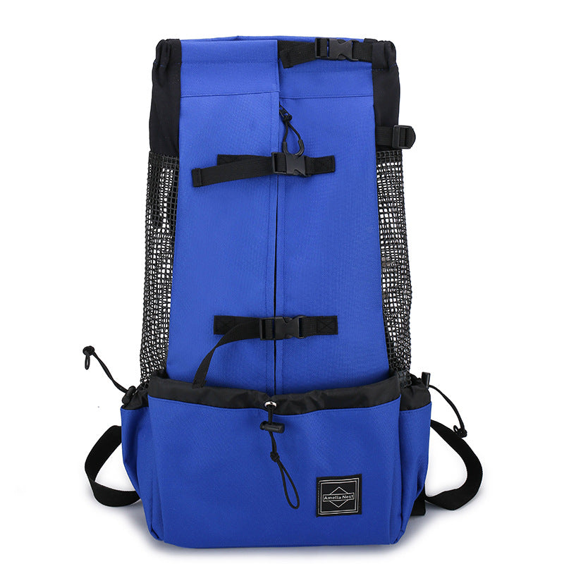Double Shoulder Dog and Cat Travel Backpack Carrier