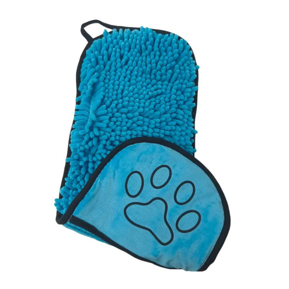 Quick-Absorb Pet Bath Towel for Cats and Dogs