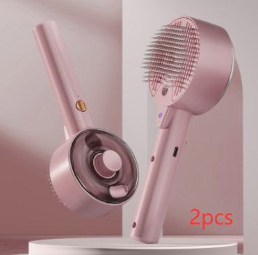 Self-Cleaning Pet Hair Remover Brush for Dogs and Cats