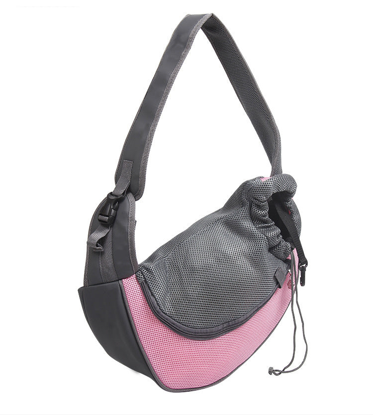Mesh Oxford Pet Carrier Sling Bag for Dogs and Cats