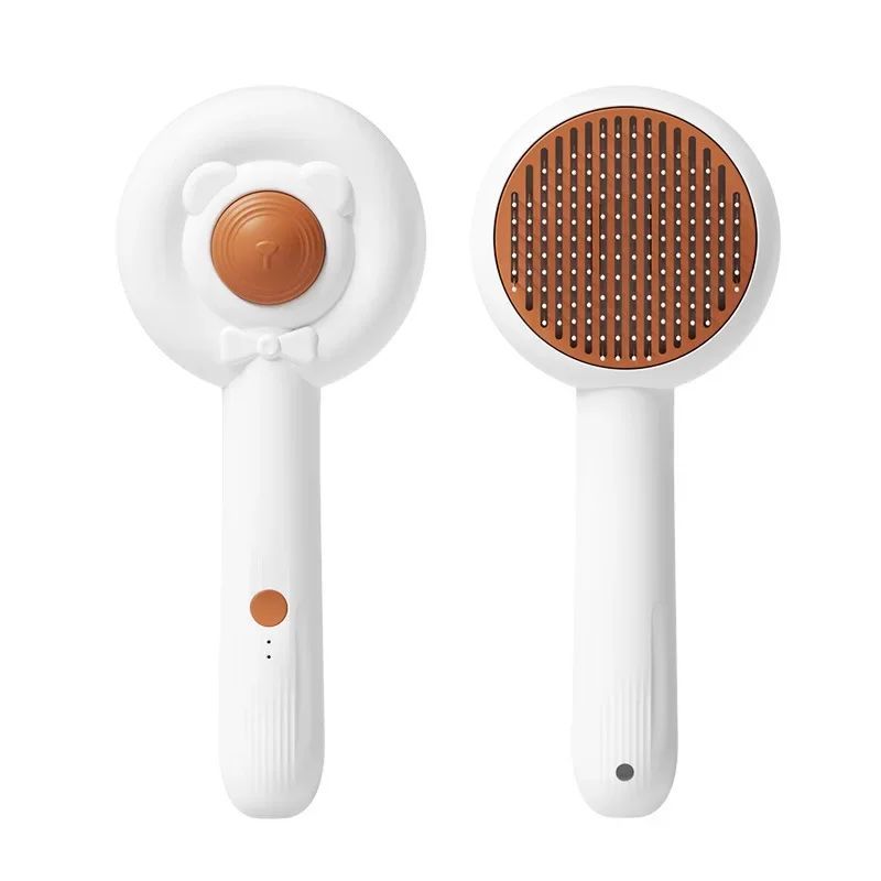 Rechargeable 2-in-1 Pet Nail Trimmer and Grooming Brush