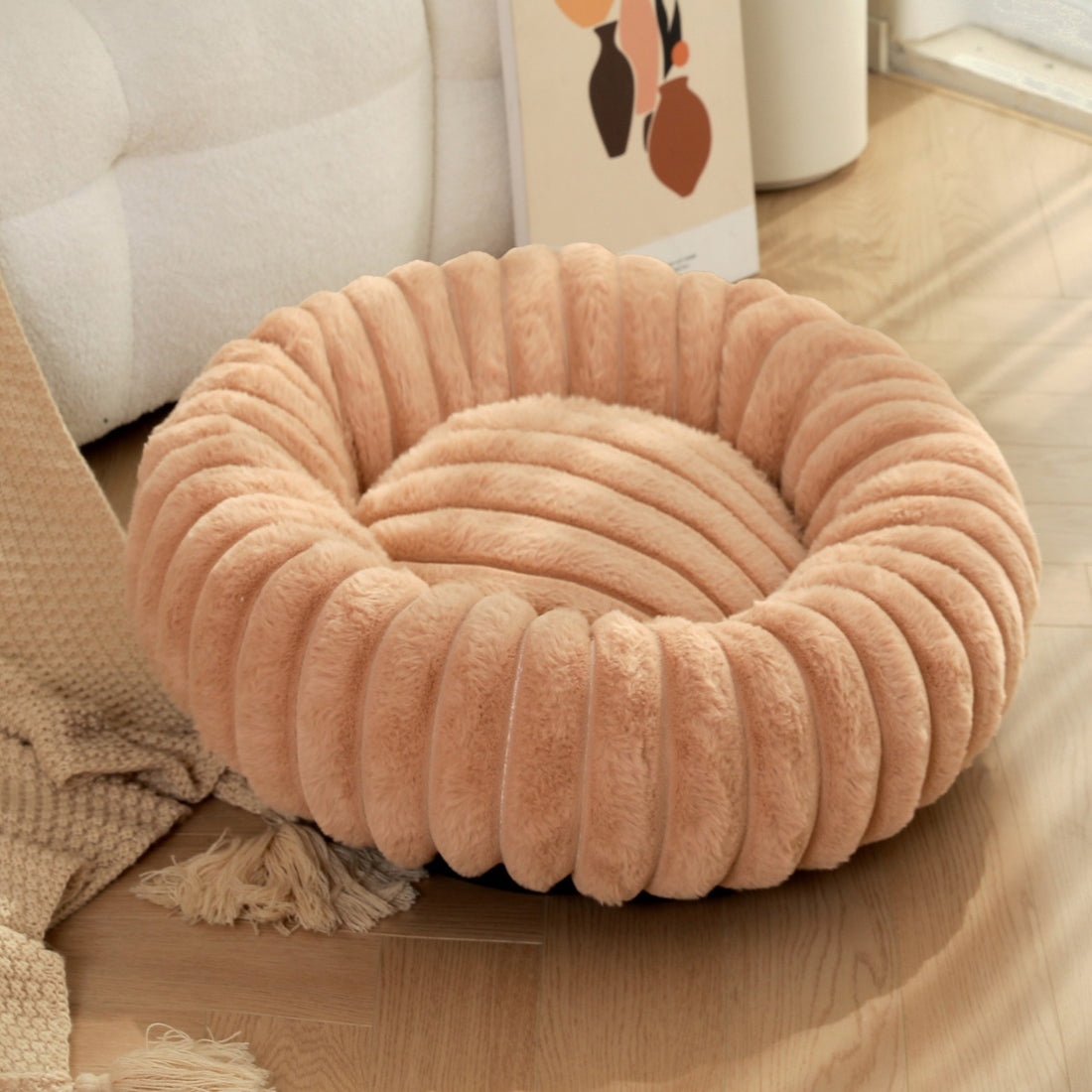 High-Weight Plush Pet Nest Warm Cat and Dog Bed