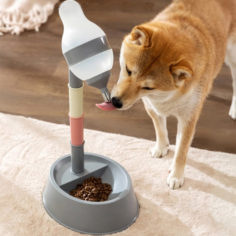 Adjustable Standing Water Dispenser for Cats and Dogs