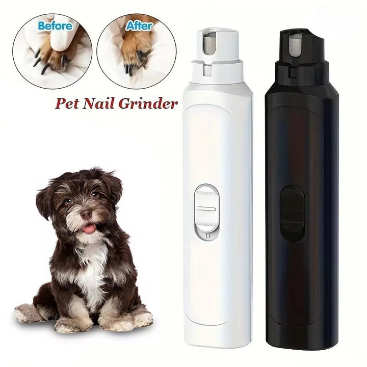 Battery-Powered Pet Nail Grinder and Trimmer for Dogs and Cats