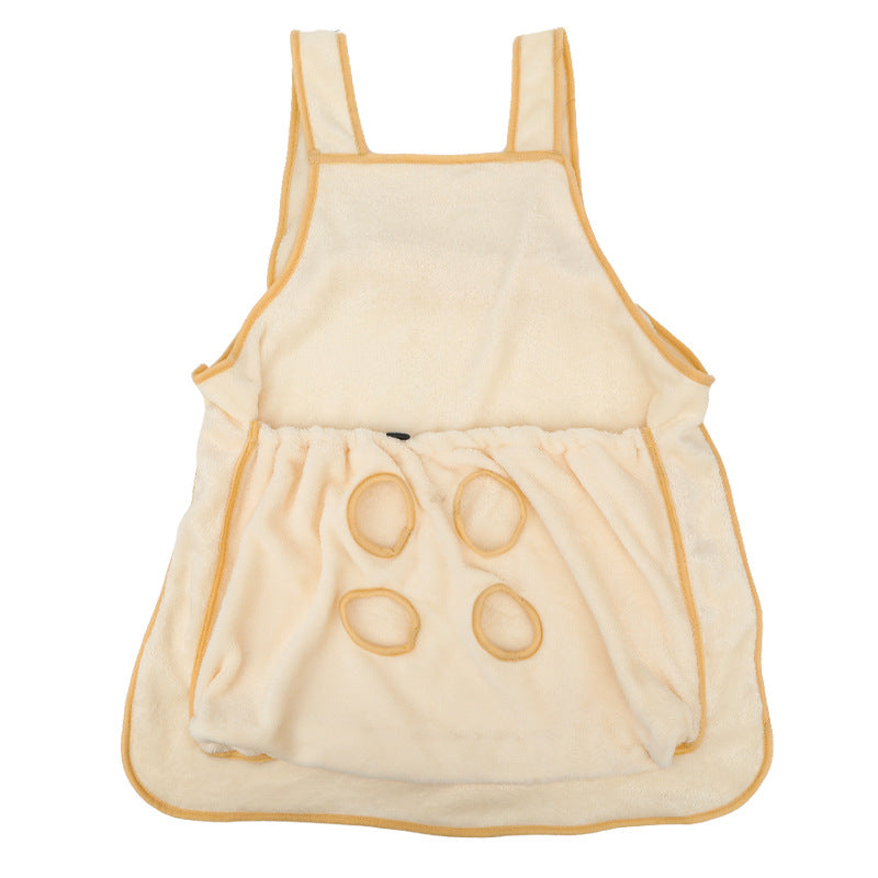 Pet Carrier Apron Plush Chest Bag for Cats and Dogs