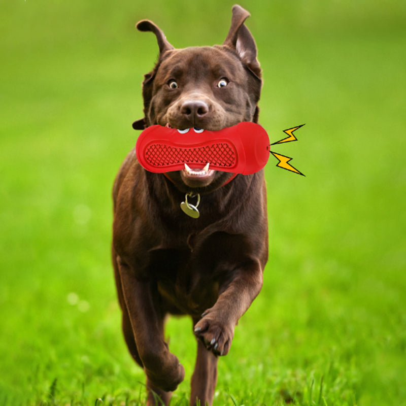 Vocal Rugby Natural Rubber Dog Chew Toy