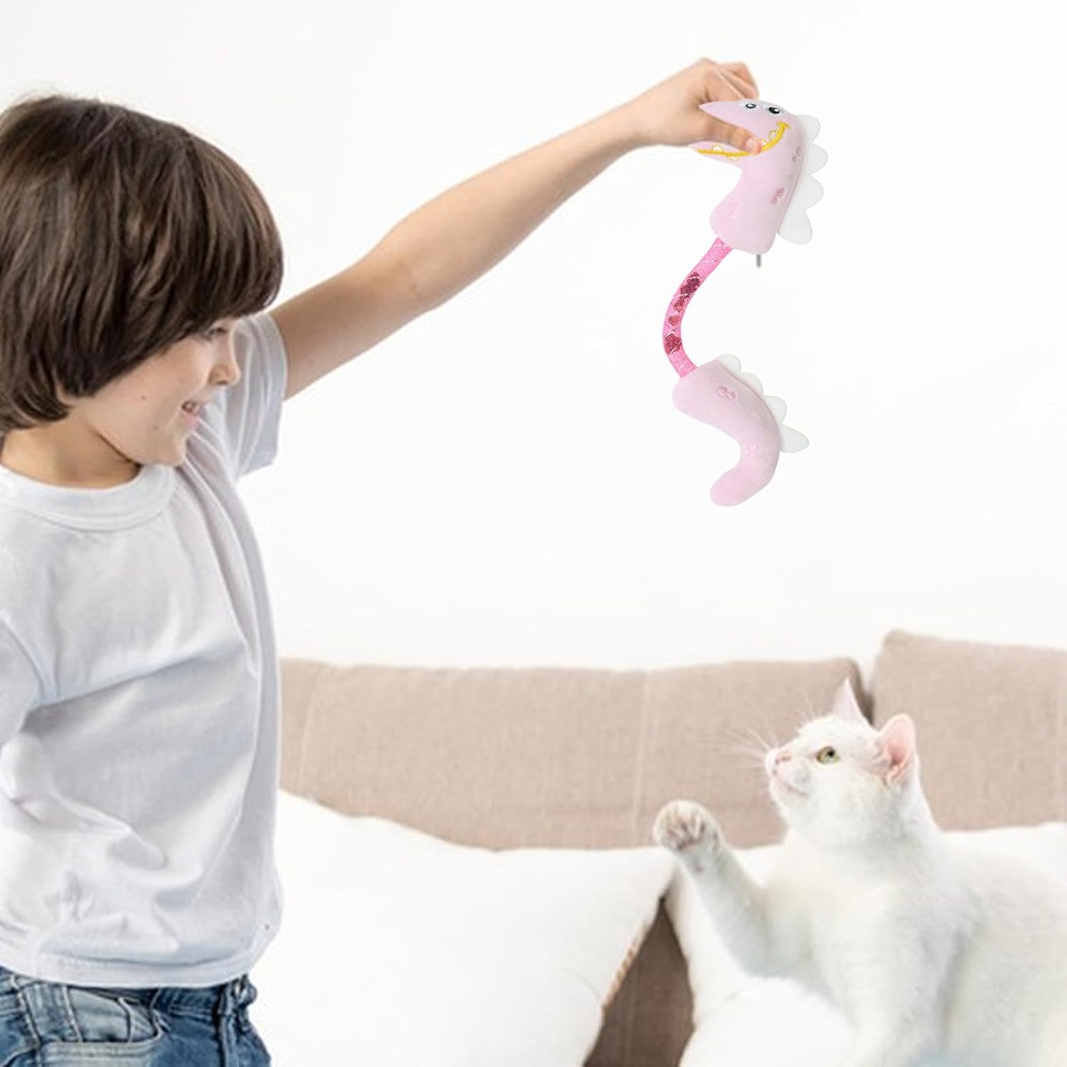 Catnip Rope Chew Toy Interactive Teeth Cleaning Cat Toy