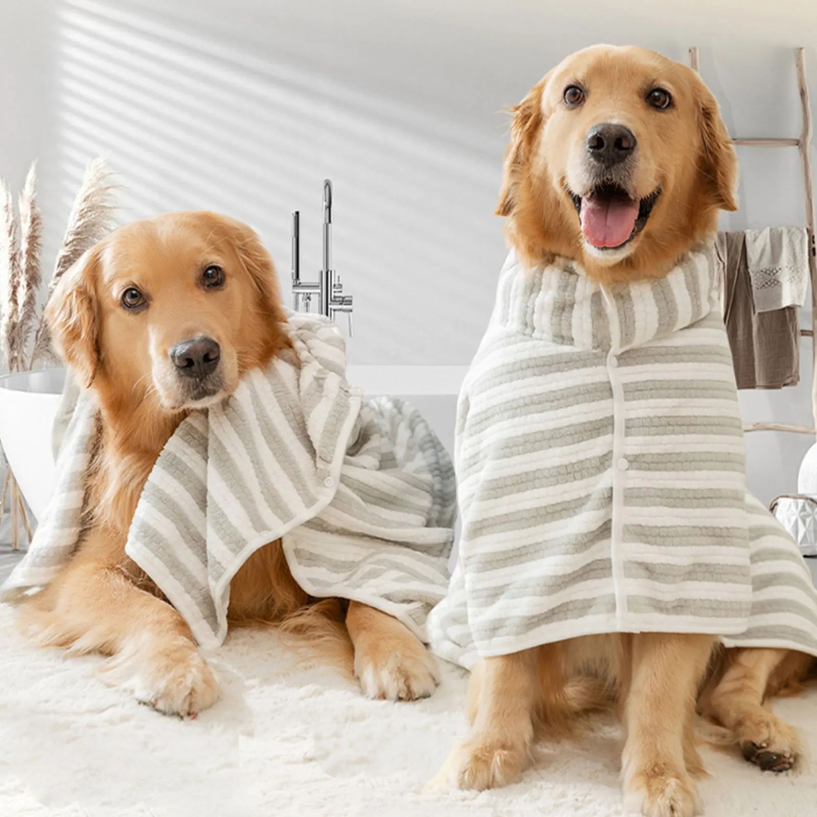 Ultra-Absorbent Quick-Dry Dog Bath Towel