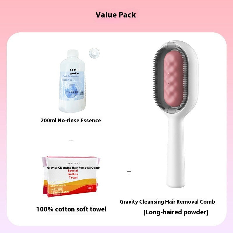 Dematting Pet Grooming Brush for Cats and Dogs