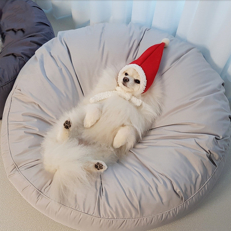 Large Round Pet Bed Moisture Proof and Washable
