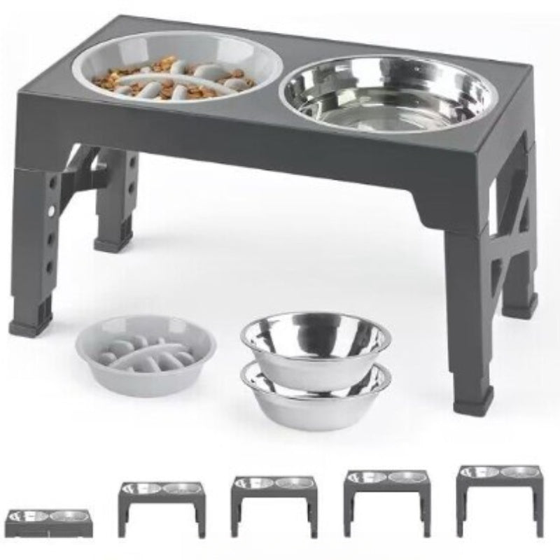 Pet Lifting Feeding Bowl Anti-Tumble Neck Protection for Dogs
