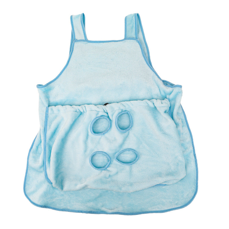 Pet Carrier Apron Plush Chest Bag for Cats and Dogs