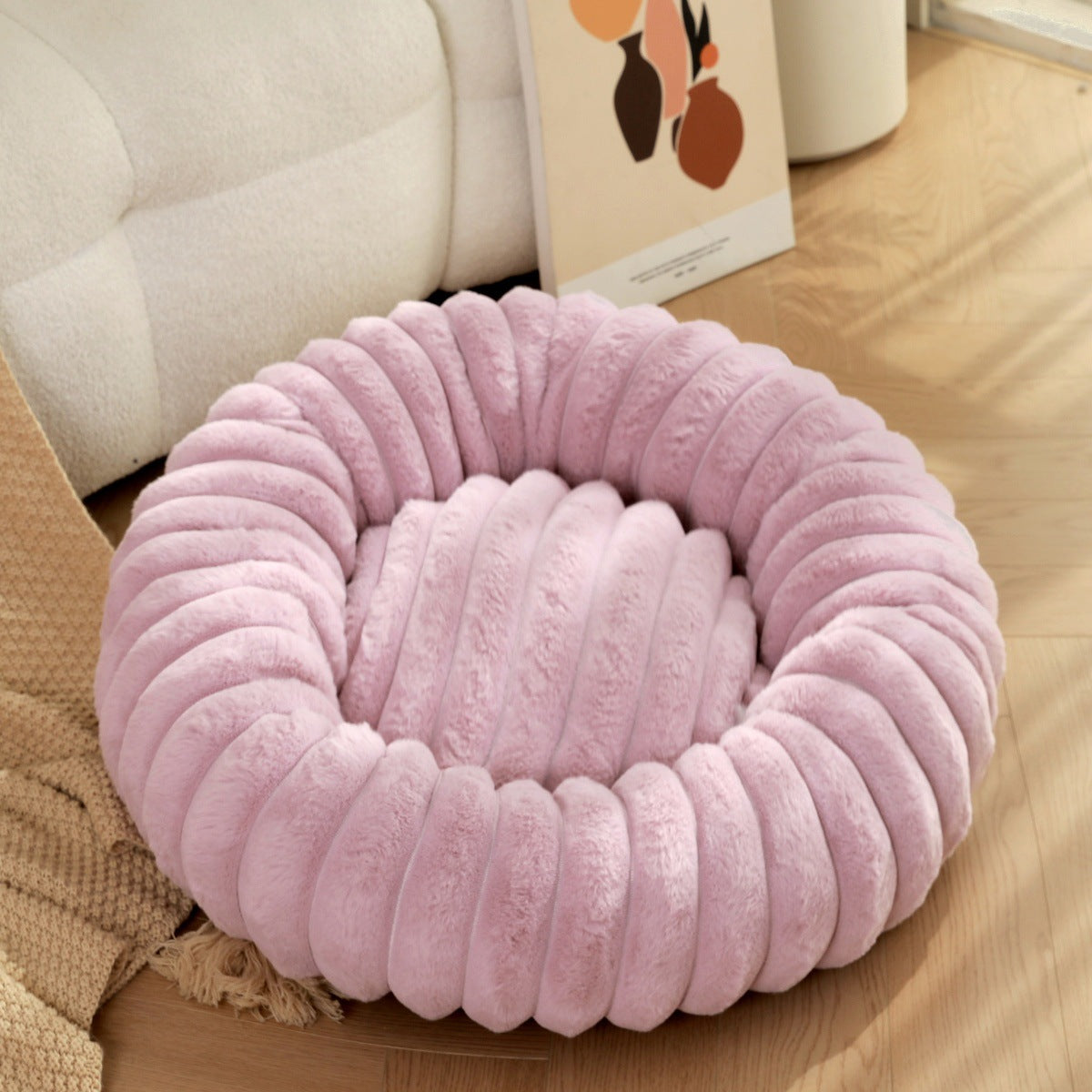 High-Weight Plush Pet Nest Warm Cat and Dog Bed