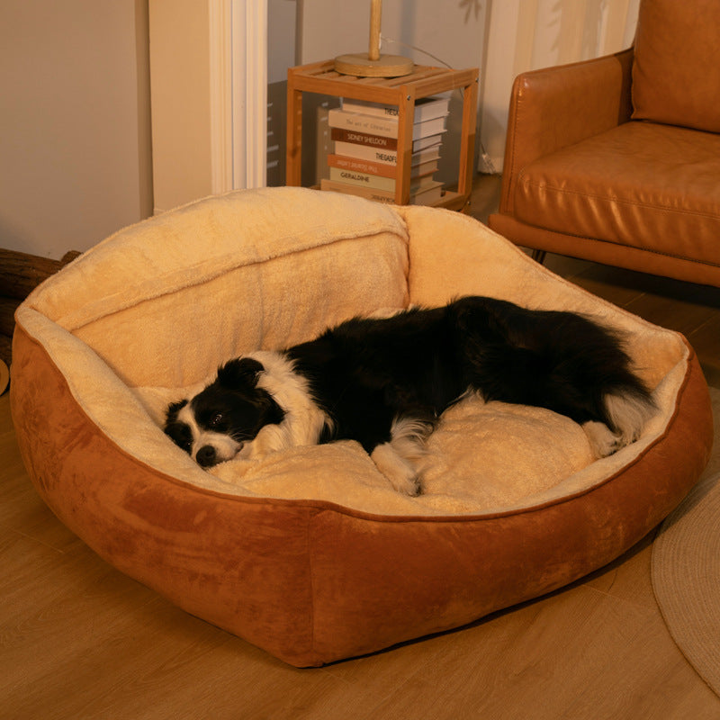 Large Warm Kennel Bed Removable Washable Mattress