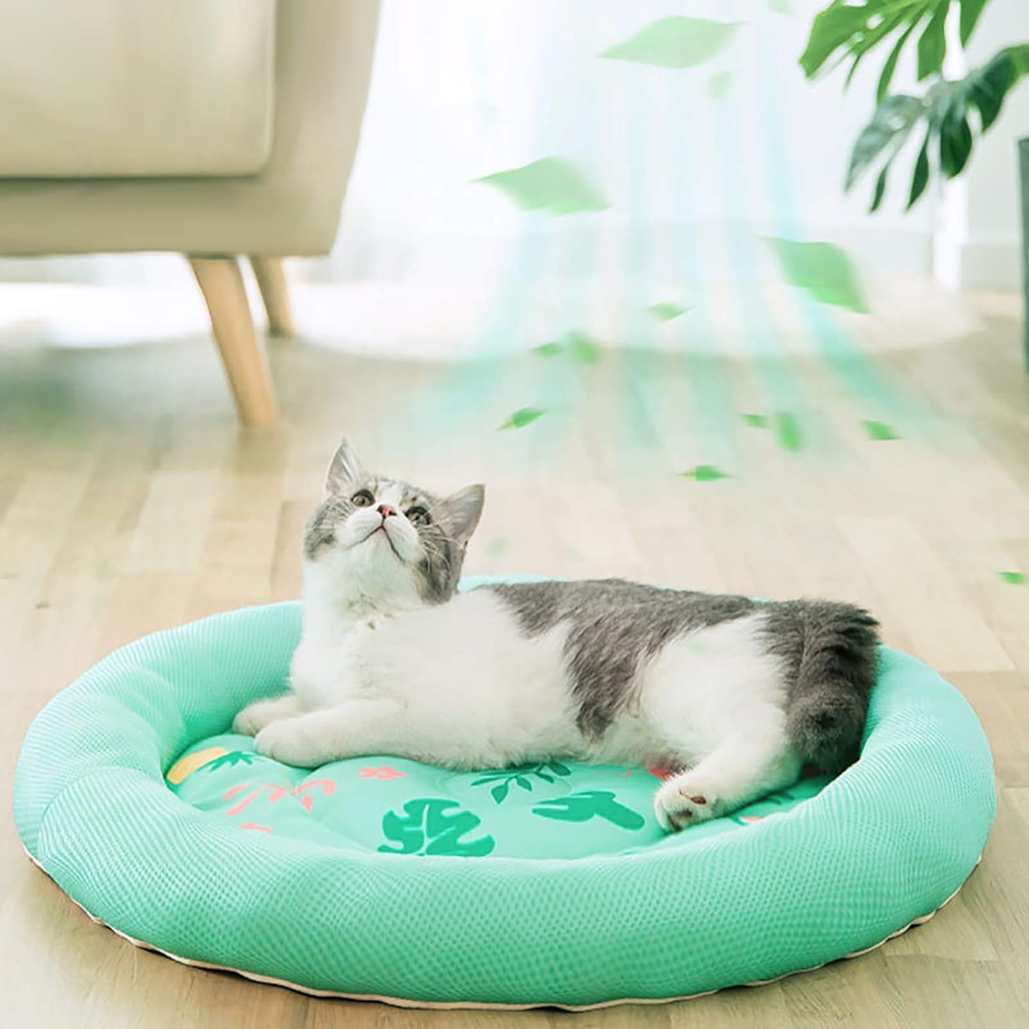 Cooling Summer Dog Bed Soft Breathable Waterproof Mat