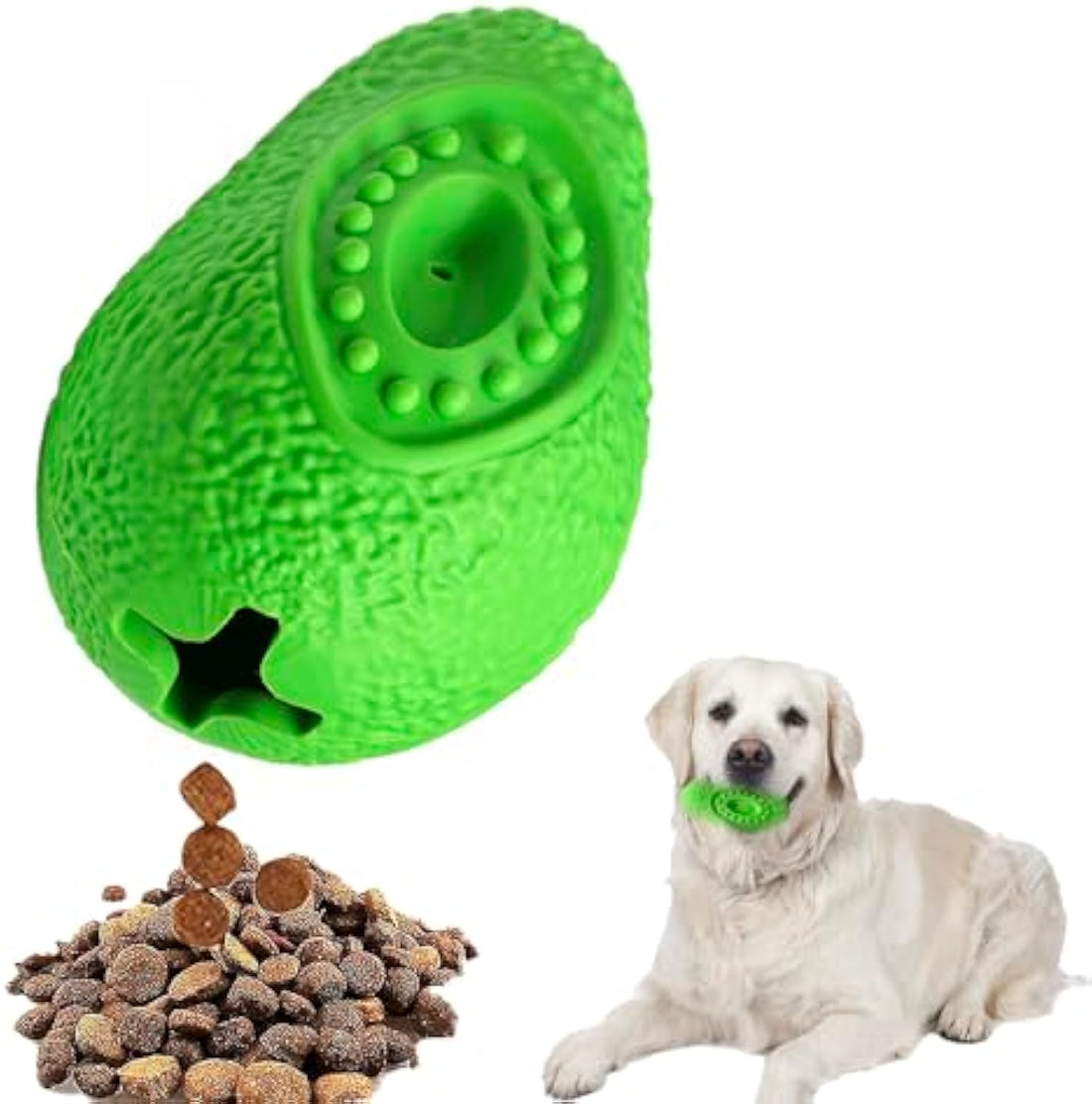 Indestructible Rubber Dog Chew Toy Heavy Duty
