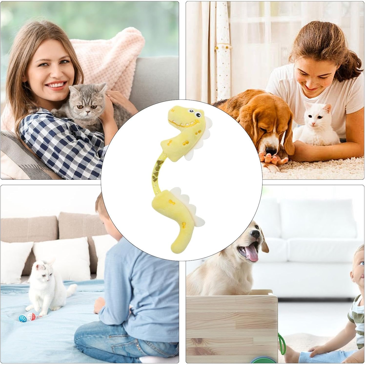 Catnip Rope Chew Toy Interactive Teeth Cleaning Cat Toy