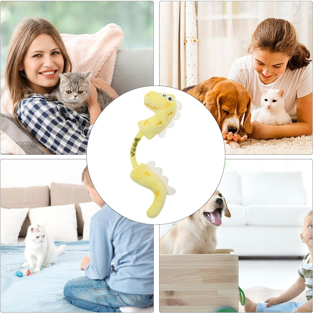 Catnip Rope Chew Toy Interactive Teeth Cleaning Cat Toy