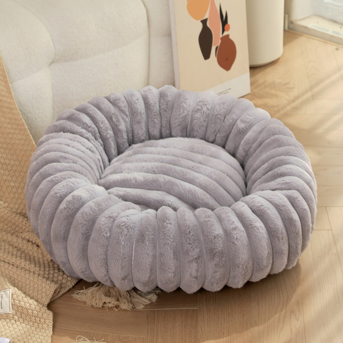 High-Weight Plush Pet Nest Warm Cat and Dog Bed