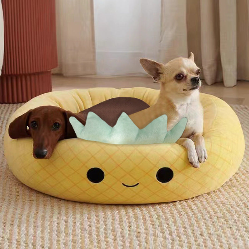 Shark Plush Pet Bed Large Ultrasoft for Dogs and Cats